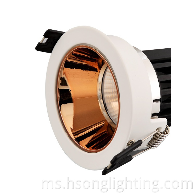 Cob Down Light Aluminium Siling CE ROHS Kualiti Tinggi Downlight Panel LED 7W